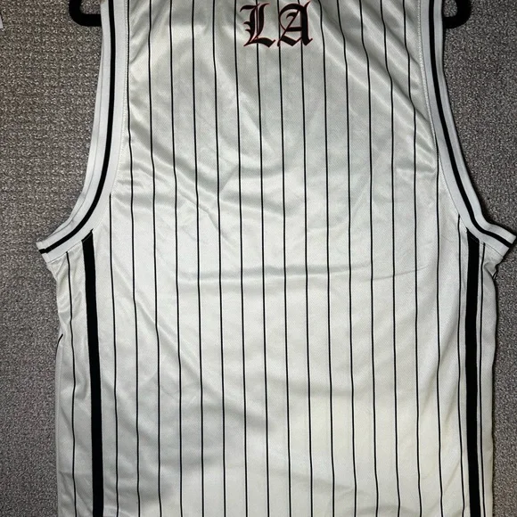 Primark Los Angeles Striped Jersey - Black and White - Picture 3 of 4